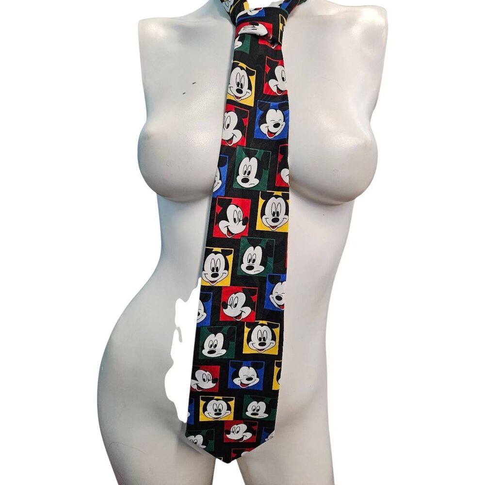 Disney Mickey Mouse Mens Tie - Picture 2 of 4